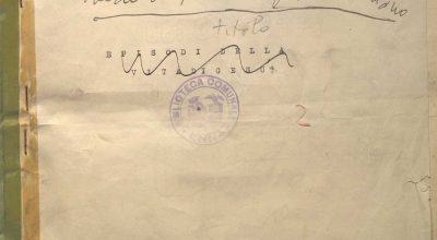 SEZ. SAV. 35.2.4 – POESIE RELIGIOSE DEL POPOLO SICILIANO. EPISODI DELLA VITA DI GESU’. M. SAVARESE SAVOCA 1939-40