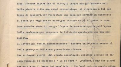 SEZ. SAV. M.35.2.9 – DATTILOSCRITTO SERVO DI TUTTI. NINO SAVARESE. 1939-40