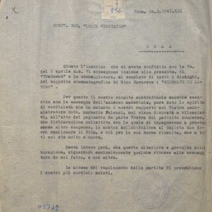 SEZ.SAV. 35.1.256 - LETTEREDOCUMENTI DI NINO SAVARESE