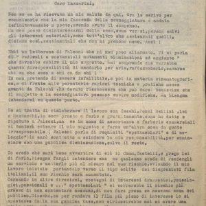 SEZ.SAV. 35.1.259 - LETTEREDOCUMENTI DI NINO SAVARESE