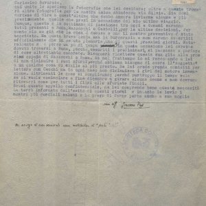 SEZ.SAV. 35.1.263 - LETTEREDOCUMENTI DI NINO SAVARESE