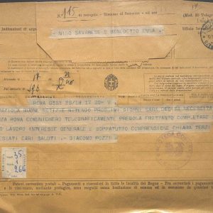 SEZ.SAV. 35.1.264 - LETTEREDOCUMENTI DI NINO SAVARESE