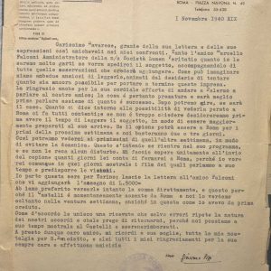SEZ.SAV. 35.1.267 - LETTEREDOCUMENTI DI NINO SAVARESE