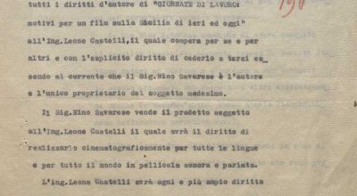 SEZ.SAV. 35.1.276 – LETTEREDOCUMENTI DI NINO SAVARESE