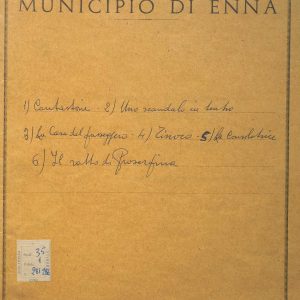 SEZ.SAV. 35.1.282 - UNO SCANDALO A TEATRO. FARSA IN TRE QUADRI. NINO SAVARESE