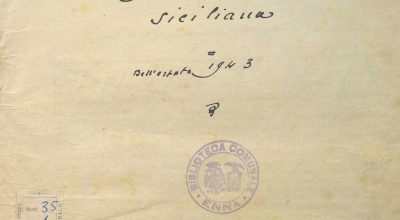SEZ.SAV. 35.1.289 – CRONACHETTA SICILIANA DELL’ESTATE 1943. NINO SAVARESE