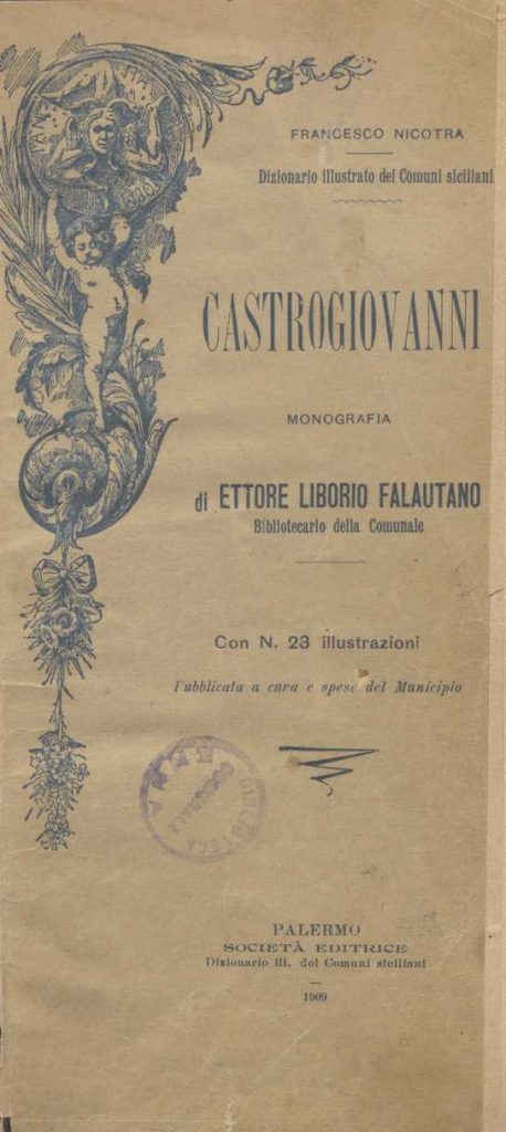 EN.1.3.87 – ETTORE LIBORIO FALAUTANO. CASTROGIOVANNI