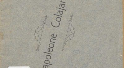 EN.1.7.103-114 – NAPOLEONE COLAJANNI, LETTERE, LIBRI, RIVISTE