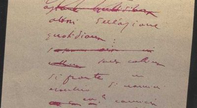 SEZ.SAV. 35.1.229 – CREAZIONE DEL MATTINO. NINO SAVARESE