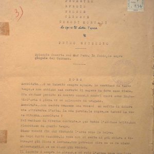 SEZ.SAV. 35.1.234 - IL LAMENTO DI PROMETEO. NINO SAVARESE