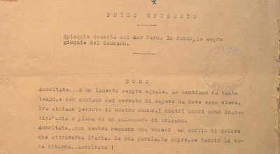 SEZ.SAV. 35.1.234 – IL LAMENTO DI PROMETEO. NINO SAVARESE