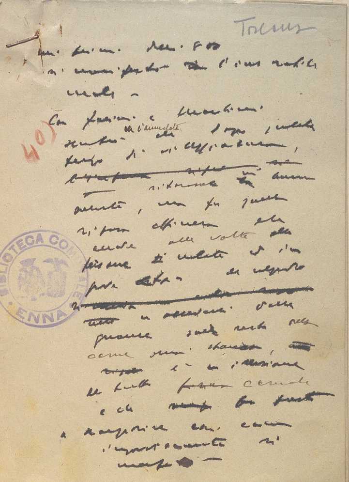 SEZ.SAV. 35.1.236.a – APPUNTI. NINO SAVARESE