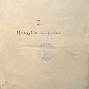 SEZ.SAV. 35.1.244 - RICERCA DI UN’OMBRA. NINO SAVARESE