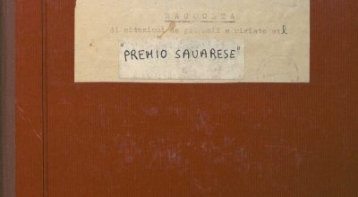 SEZ.SAV. 35.2.a – PREMIO NINO SAVARESE. CITAZIONI DA RITAGLI DI GIORNALEVE RIVISTE