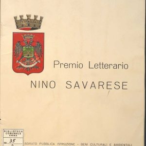 SEZ.SAV. 35.2.b - PREMIO LETTERARIO NINO SAVARESE