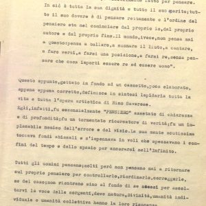 SEZ.SAV. 49 - MOTIVI PERENNI NELL’OPERA DI NINO SAVARESE. SALVATORE MAMMANA