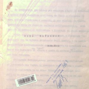SEZ.SAV. 50BIS - NINO SAVARESE NARRATORE. ERMANNO SCUDERI
