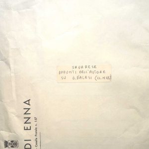 SEZ.SAV. CC.M.187 - APPUNTI STORICI SULL’AUTORE G.D’ALESI. NINO SAVARESE