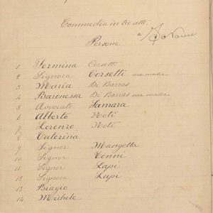 SEZ.SAV. M. 35.1.10 - PER PRENDERE MARITO. FEDERICO SAVARESE