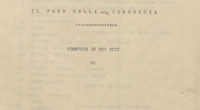 SEZ.SAV. M. 35.1.12 – IL POMO DELLA CONCORDIA. FEDERICO SAVARESE