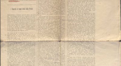 SEZ.SAV. M. 35.1.20 – RITAGLI DI GIORNALE SU FEDERICO SAVARESE