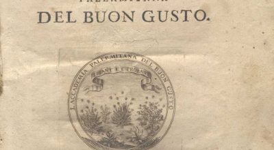 C.M. 17. E. 16 – SAGGI DI DISSERTAZIONI DELL’ACCADEMIA PALERMITANA DEL BUON GUSTO. 1755