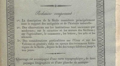 C.M.20.D.16 – VOYAGE EN SICILE FAIT EN 1820 ET 1821. AUGUSTE DE SAYVE. TOME II