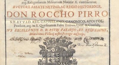 C.M.7.E.10 – SICILIA SACRA. ROCCHO PIRRO. 1647. VOLUME 4
