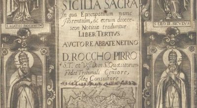 C.M.7.E.9 – SICILIA SACRA. ROCCHO PIRRO. 1647. VOLUME 3
