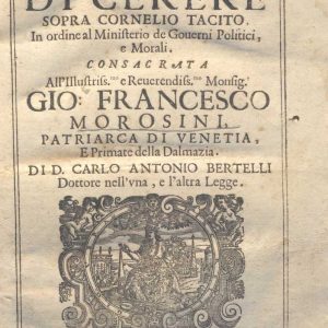 CM.1.4.21 - LA FONTE DI CERERE SOPRA CORNELIO TACITO. CARLO ANTONIO BERTELLI. 1669