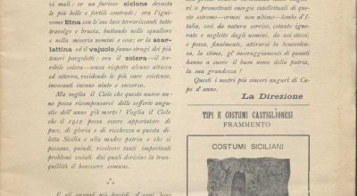 a.28.2.23 – LA SICILIANA. RIVISTA MENSILE ILLUSTRATA DI STORIA, ARCHEOLOGIA E FOLKLORE. 1912