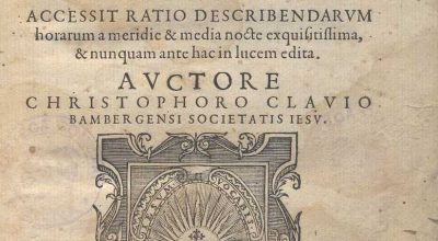 C. 36.3.2 – FABRICA ET USUS INSTRUMENTI AD HOROLOGIORUM DESCRIPTIONEMPER OPPORTUNI, CHRISTOPHORO CLAVIO