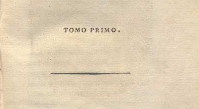 C.M. 14. D. 25 – DELLE NOVELLE DI FRANCO SACCHETTI. 1795. TOMO 1