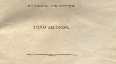 C.M. 14. D. 26 – DELLE NOVELLE DI FRANCO SACCHETTI. 1795. TOMO 2