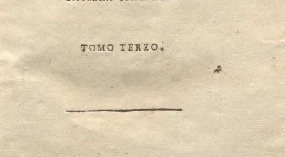 C.M. 14. D. 27 – DELLE NOVELLE DI FRANCO SACCHETTI. 1795. TOMOIII