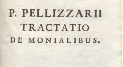 C.M. 18. G. 8 – TRACTATIO DE MONALIBUS. FRANCISCO PELLIZZARIO. 1761
