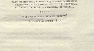 C.M. 20. F. 29 – MEMORIA SOPRA UNA GRAVIDANZA EXTRAUTERINA. LORENZO RIZZO. 1819