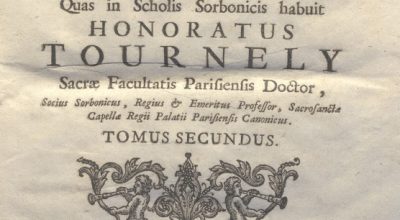 CM.16.B.18 – THEOLOGIA DOGMATICA. HONORATUS TOURNELY. 1755. TOMO II