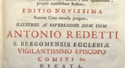 CM.19.G.1 – D. THOMAE AQUINITIS. OPUSCULA OMNIA. ANTONIO REDETTI. 1741
