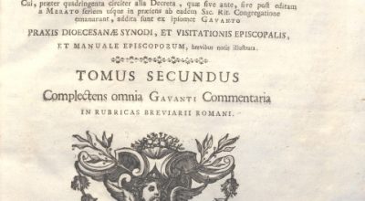 CM.19.E.16 – THESAURUS SACRORUM RITUUM. D. BARTHOLOMEO GAVANTI. 1769. TOMO II