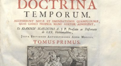 CM.19.E.10 – DOCTRINA TEMPORUM. DIONISII PETAVII. 1757. TOMI I