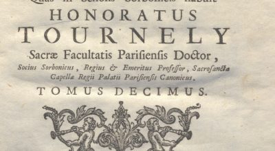 CM.16.B.24 – THEOLOGIA DOGMATICA. HONORATUS TOURNELY. 1755. TOMO X
