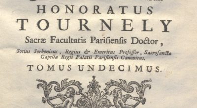 CM.16.B.25 – THEOLOGIA DOGMATICA. HONORATUS TOURNELY. 1755. TOMO XI