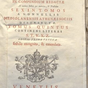 CM.19.F.16 - SACRAE ROTAE ROMANAE. DECISIONES. DON GREGORIO DE CLERICIS. 1754 TOMO I
