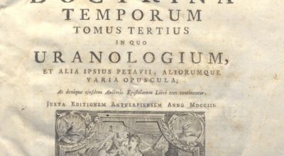 CM.19.E.12 – DOCTRINA TEMPORUM. DIONISI PETAVII. 1757. TOMO III