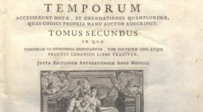CM.19.E.11 – DOCTRINA TEMPORUM. DIONISI PETAVII. 1757. TOMO II