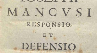 C.M.5.F.16 – DE PARTUM DIERUM DUECENTORUM ET TRIGINTA OCTO. GIUSEPPE MANCUSI.1652
