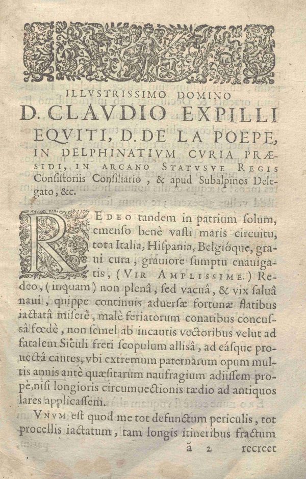 C.M.7.B.15 - OPERA GIURIDICA SUL CONCILIO DI TRENTO DEL XVII SEC. LAURENTIS DURAND