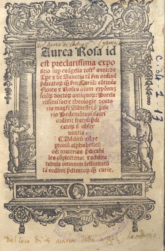 C.34.1.13 – AUREA ROSA. S. MAZZOLINI. 1524