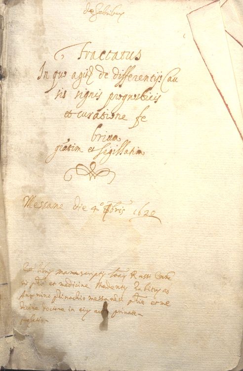 DE FEBRIBUS TRACTATUS IN QUO DE DIFFERENTIIS CAUSIS SIGNIS PROGNOTICIS ET CURATIONE